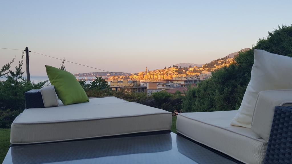 Cap Au Sud,Vue Panoramique Mer,Piscine Menton Dış mekan fotoğraf