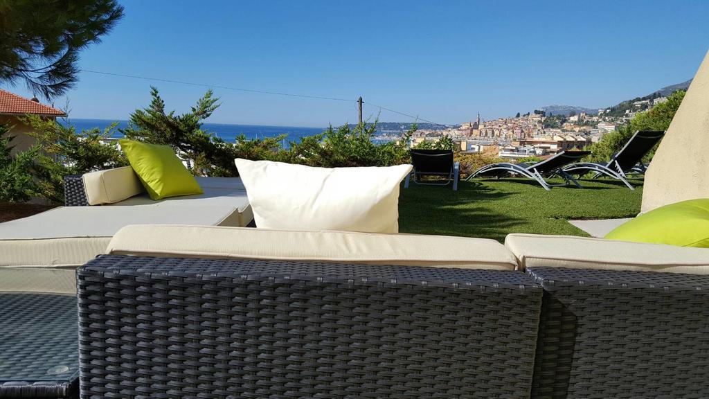 Cap Au Sud,Vue Panoramique Mer,Piscine Menton Dış mekan fotoğraf