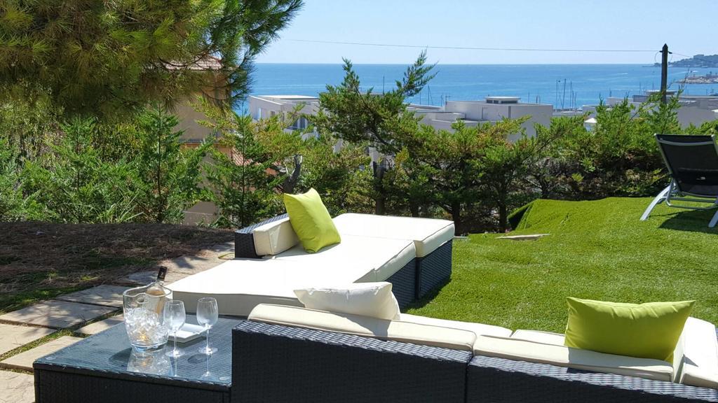 Cap Au Sud,Vue Panoramique Mer,Piscine Menton Dış mekan fotoğraf