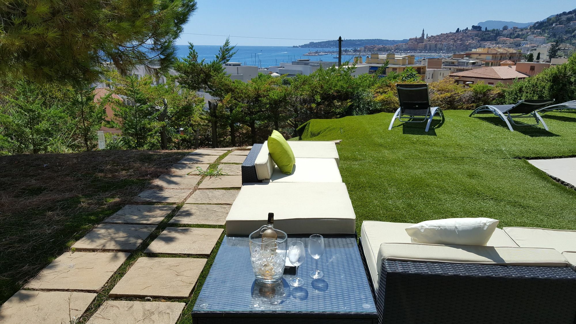 Cap Au Sud,Vue Panoramique Mer,Piscine Menton Dış mekan fotoğraf